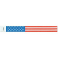 Pre Printed 1" Stars & Stripes Tyvek Wristband